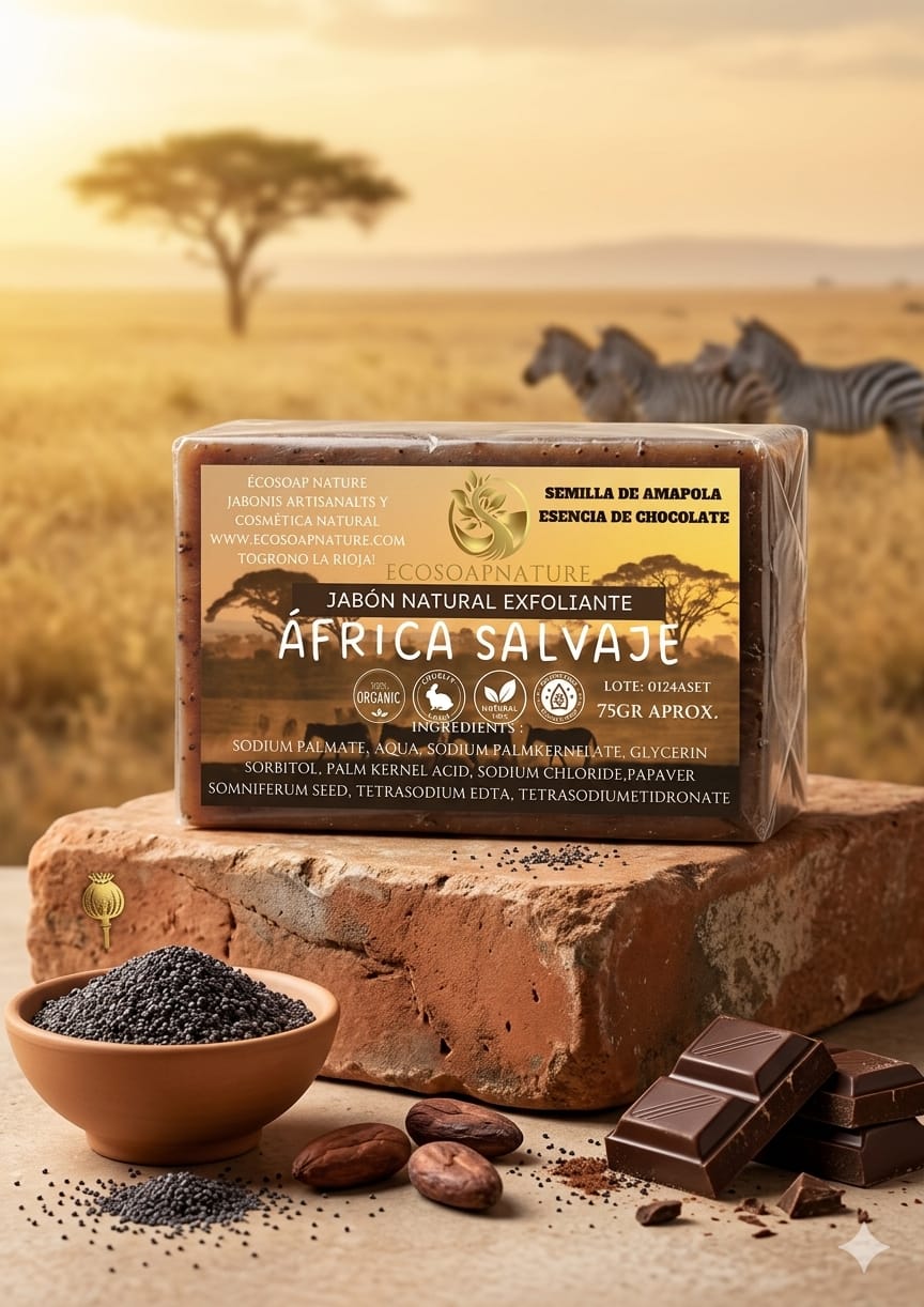 jabón Natural Exfoliante África Salvaje