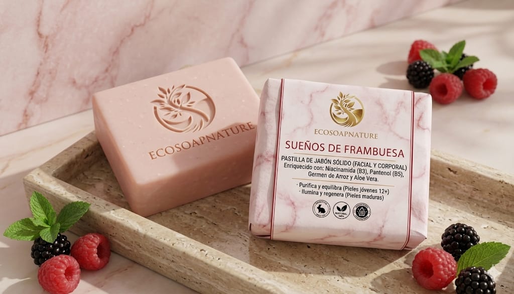 Jabón Facial "Frambuesa Pop"