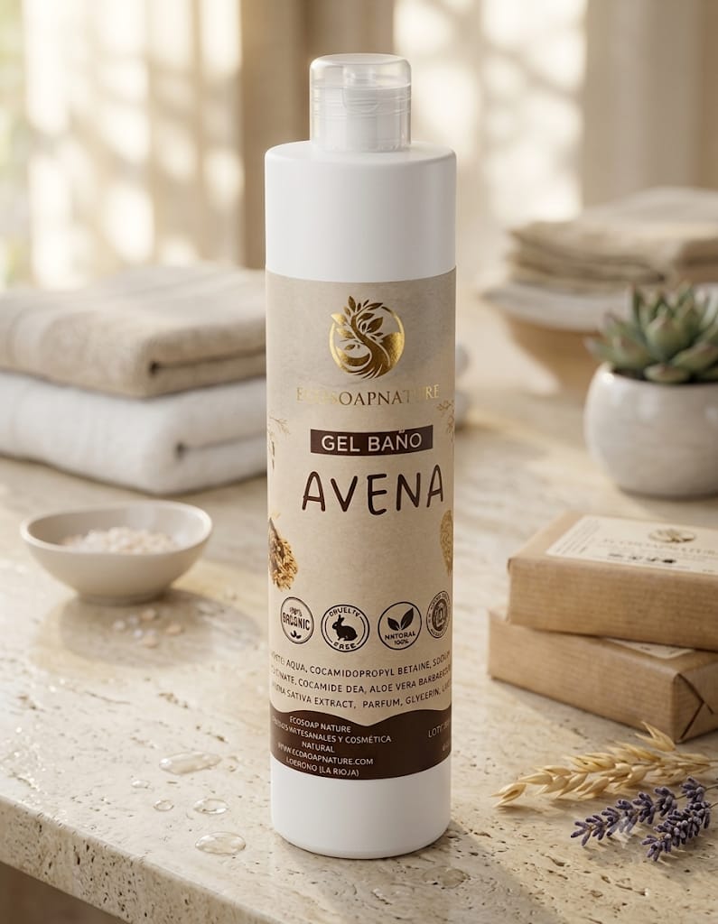 🌾 Gel de Baño de Avena Ecosoapnature