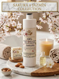 Gel de Baño Sakura y Jazmín Collection Linea Botanica Olfativa