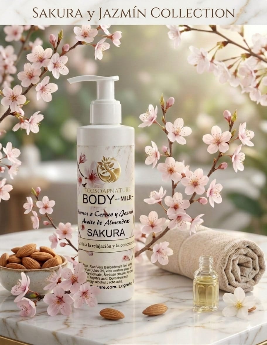 Body Milk Sakura y Jazmín Collection